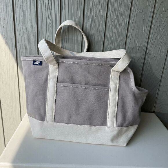 Lands’ End Canvas Dog Tote Carrier Small Pet Travel Bag NWOT 16.5”x8”x12.5” - Picture 1 of 13